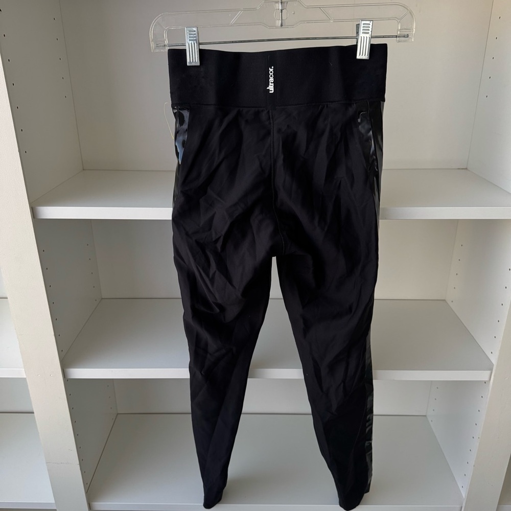 ULTRACOR Ultra Six Stripe in Nero Patent Black Leggings - Picture 4 of 8
